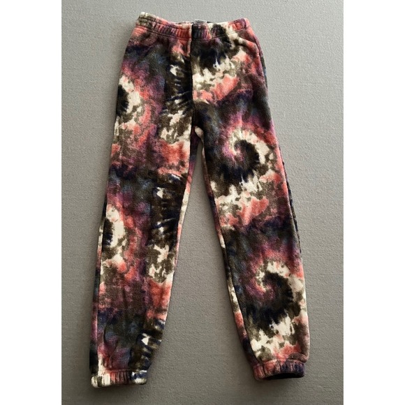 T&B Sleepwear Top and Joggers M (8/10) Girls Tie Dye Loungewear SOFT Cozy Warm - Picture 5 of 8